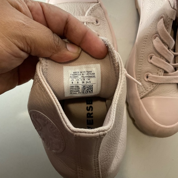 Converse CTAS Hi Lugged Mauve Monochrome Women's Platform Sneakers Size 8 - Picture 3 of 11